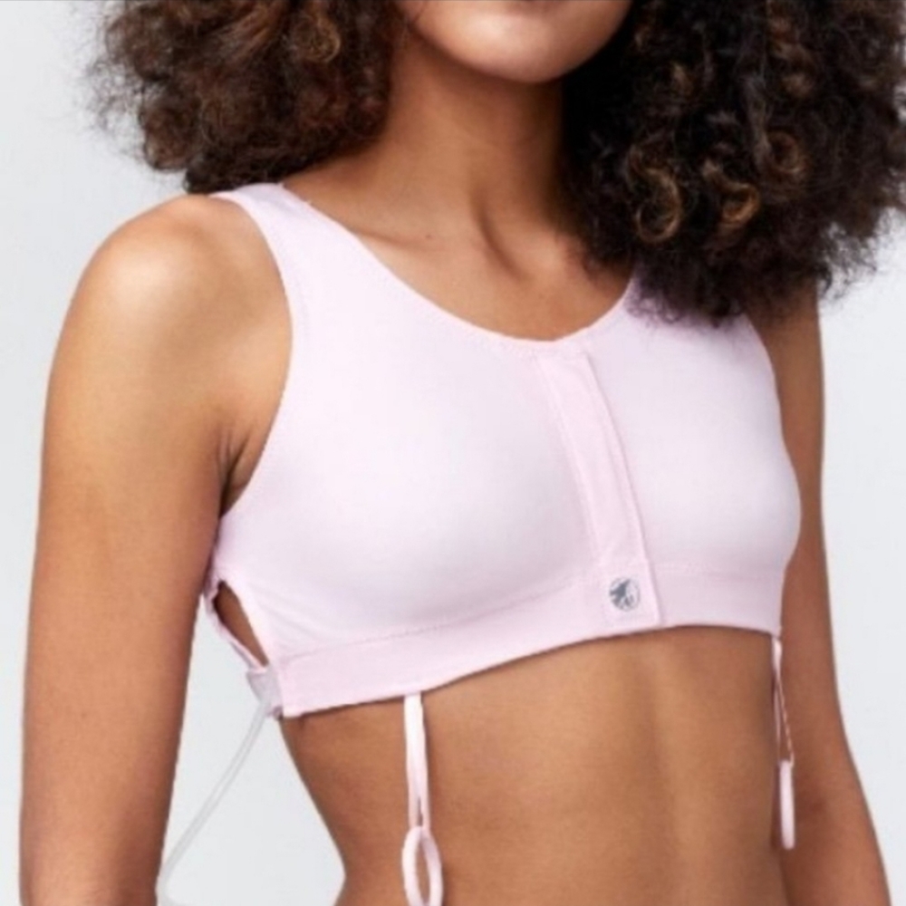 (2) Masthead Elizabeth Pink Surgical Bra L
